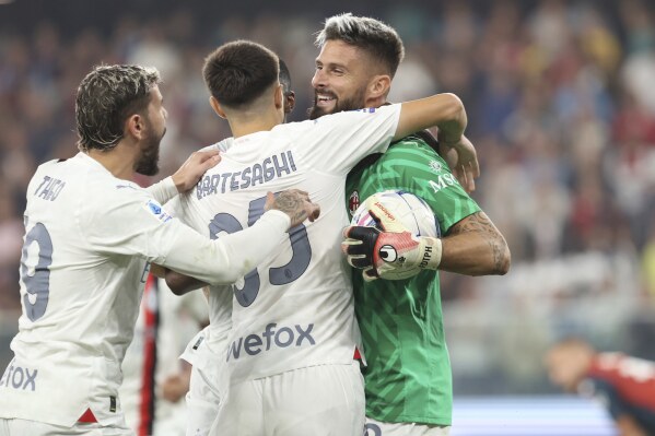 Pulisic scores to move Milan top of Serie A after intense finale